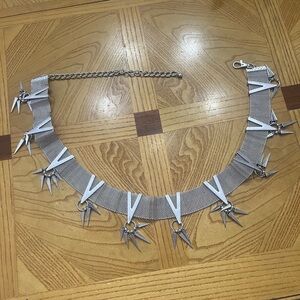 Low Luv silver Bohemian metal belt